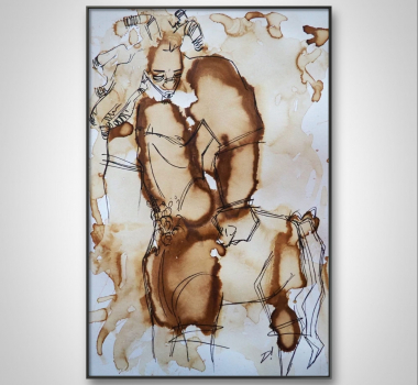 Coffee Centaur 12″ x 18″