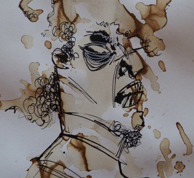 Coffee Man 4, 12″ x 18″
