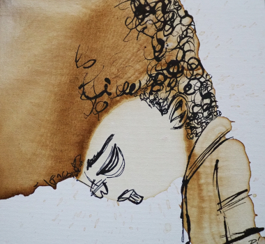 Coffee Boy 12″ x 12″